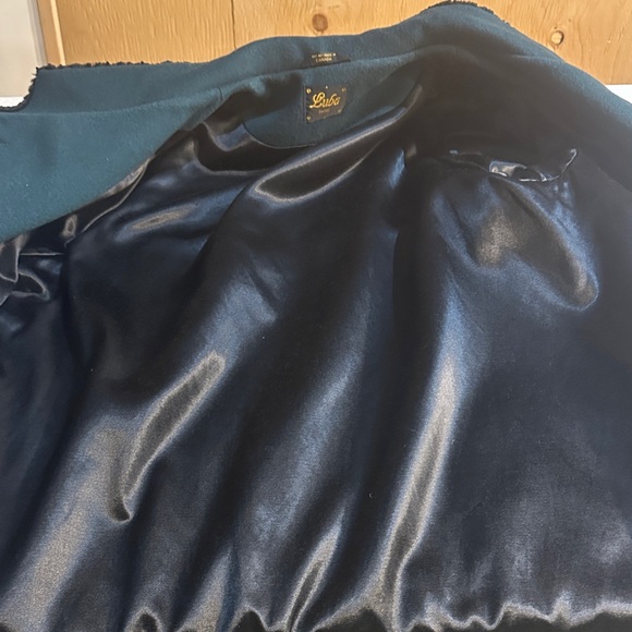 Vintage Wool Forest Green and Black Women's Coat - Picture 9 of 9